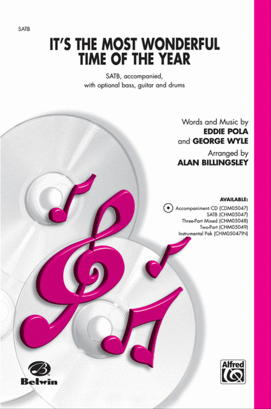 It's the Most Wonderful Time of the Year 4-Part scores gallery preview page 1