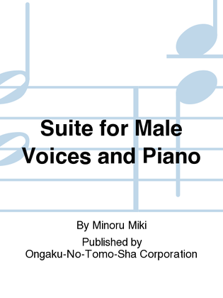Book cover for Suite for Male Voices and Piano
