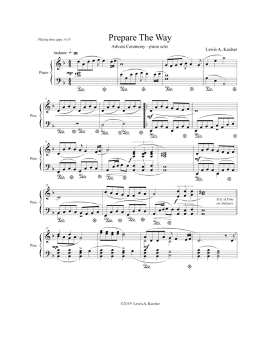 Prepare the Way Piano Solo scores gallery preview page 2