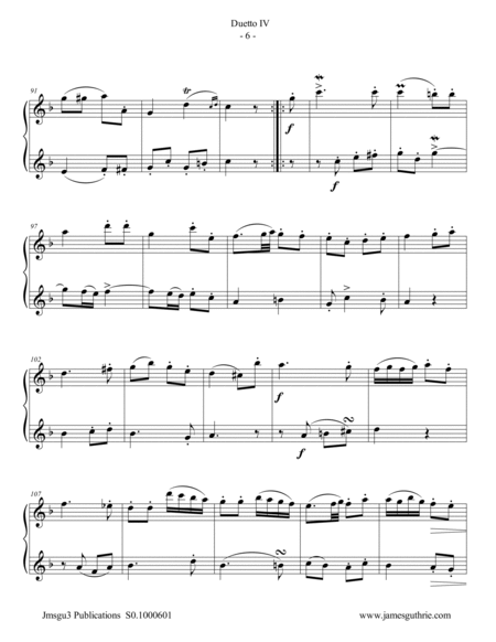 Stamitz: Duet Op. 27 No. 4 for Oboe Duo image number null