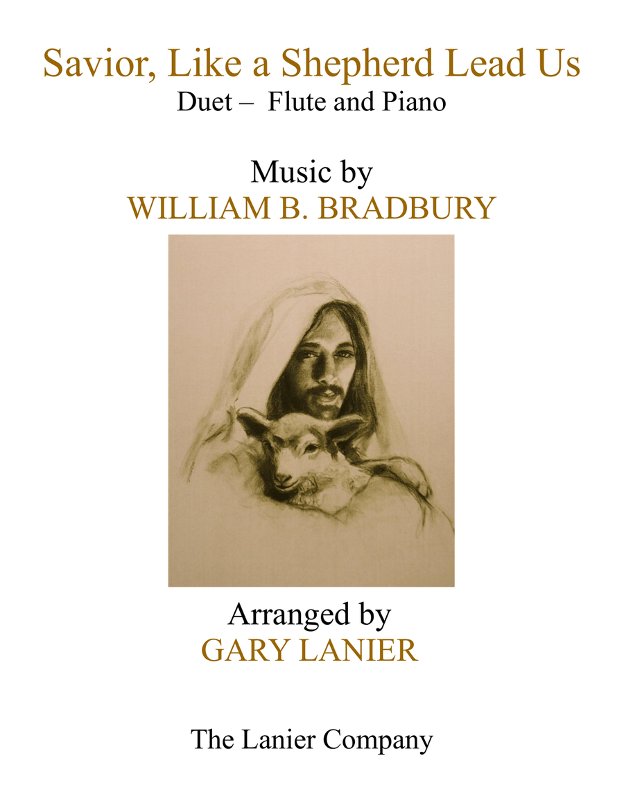 SAVIOR, LIKE A SHEPHERD LEAD US (Duet – Flute & Piano with Parts) Flute Solo scores gallery preview page 1