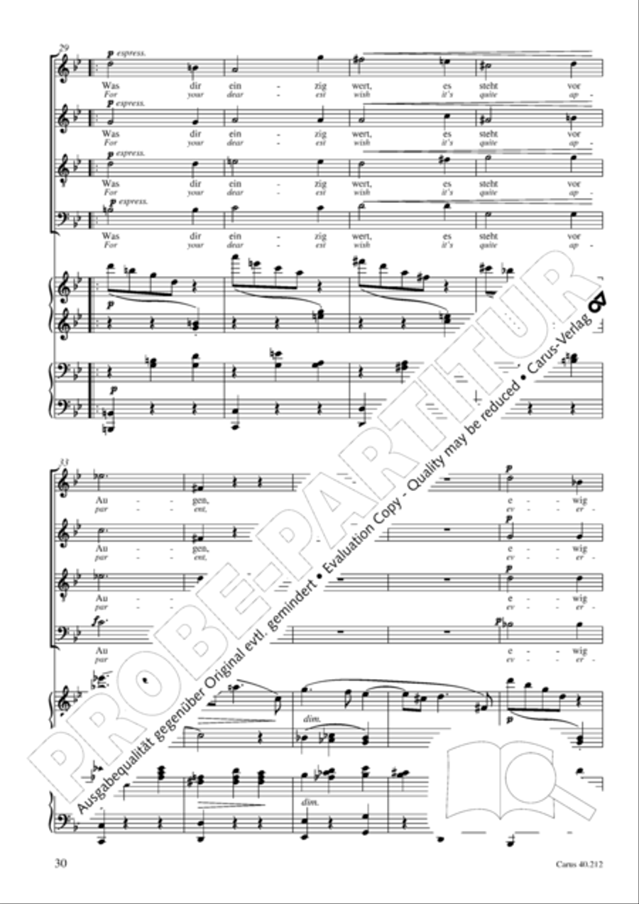 Neue Liebeslieder-Walzer, Op. 65 Choir scores gallery preview page 31