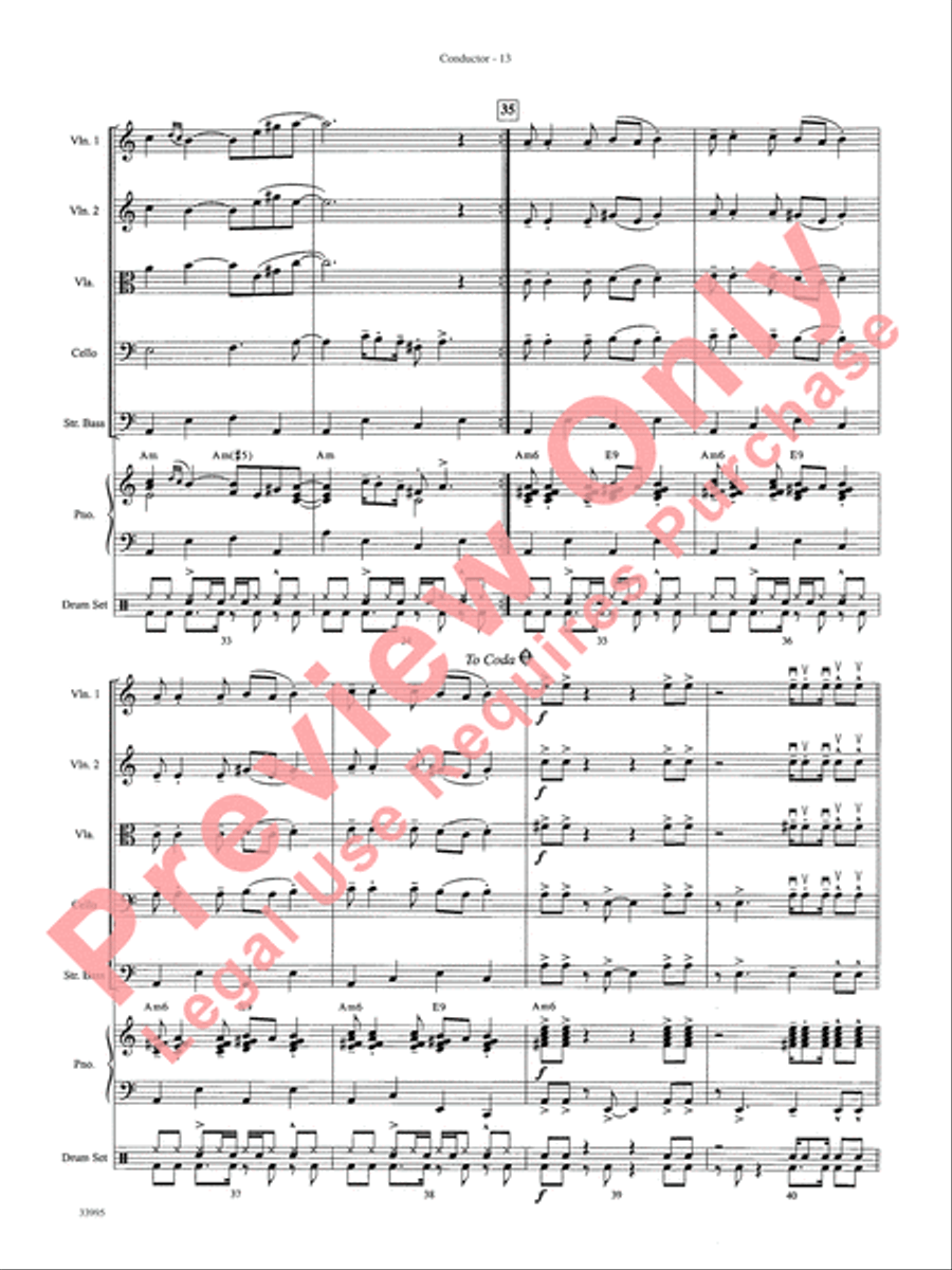 Great Movie Themes String Orchestra scores gallery preview page 14
