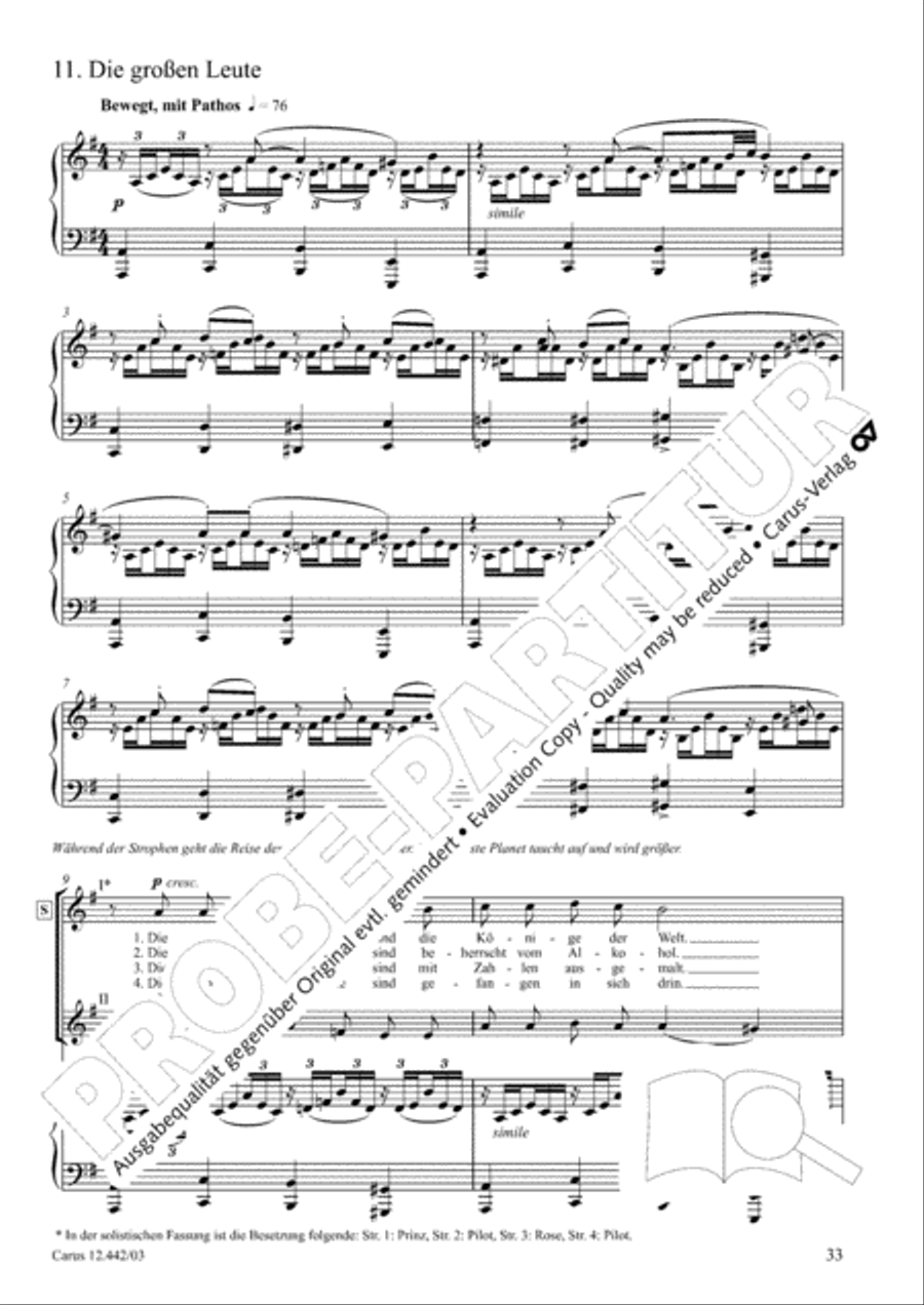 Der kleine Prinz 3-Part scores gallery preview page 35