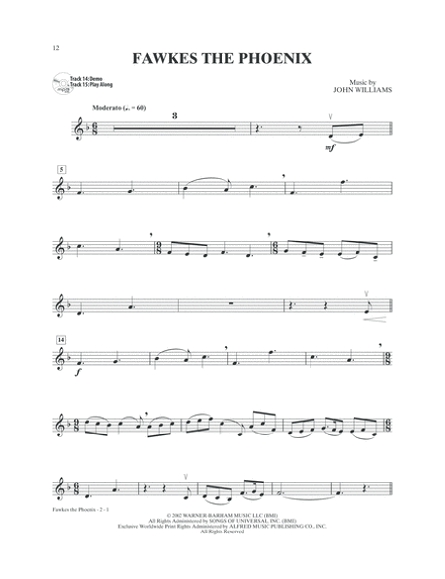 Harry Potter Instrumental Solos for Strings String Orchestra scores gallery preview page 12