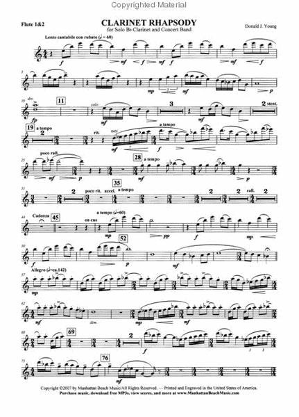 Clarinet Rhapsody