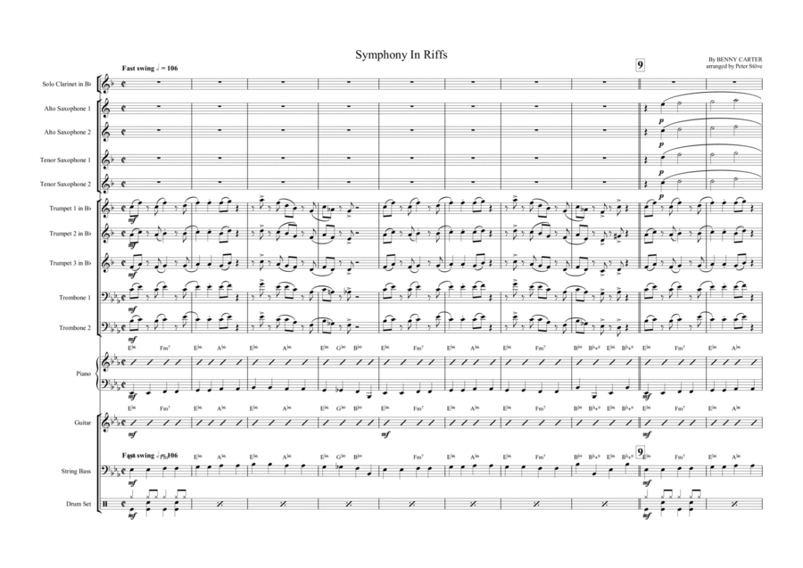 Doozy Benny Carter 輸入 楽譜 サックスアンサンブル ジャズ