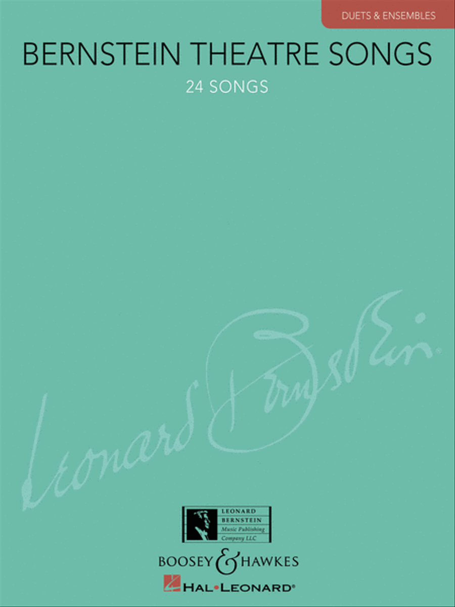 Bernstein Theatre Songs Piano Accompaniment scores gallery preview page 1