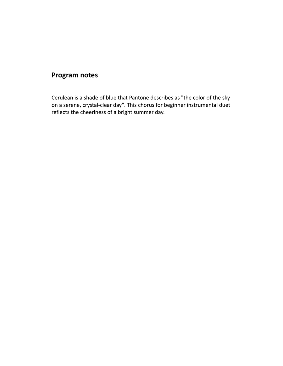 A Cerulean Chorus A Cerulean Chorus Choir scores gallery preview page 2