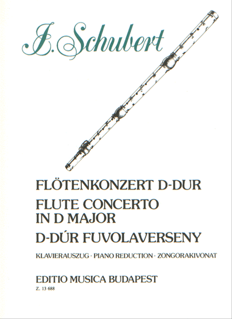 Flötenkonzert D-Dur Flute Solo scores gallery preview page 1