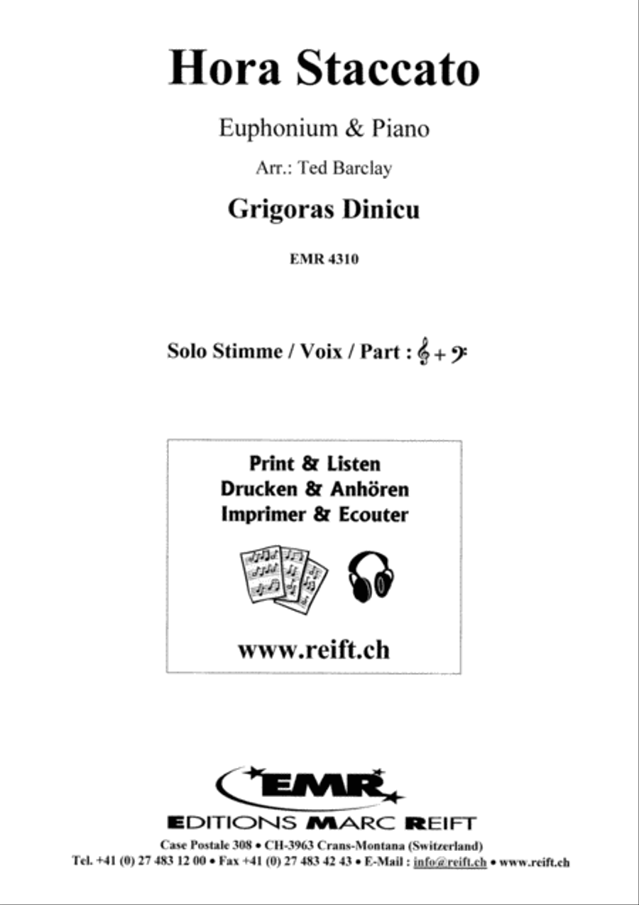 Hora Staccato Euphonium scores gallery preview page 2