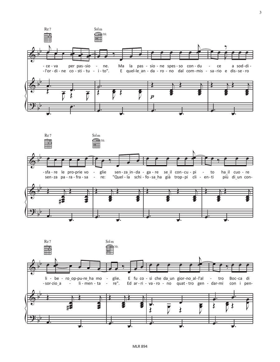 Bocca di rosa Voice scores gallery preview page 3