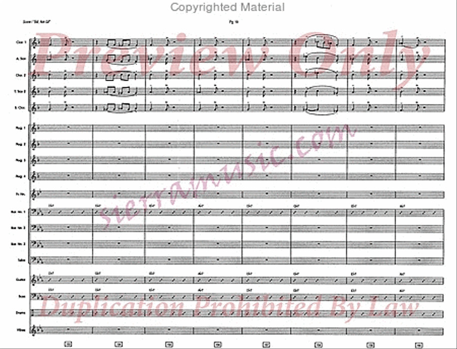 Bill, Not Gil Bill, Not Gil Jazz Ensemble scores gallery preview page 20