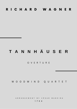 Tannhäuser (Overture) - Woodwind Quartet (Full Score) - Score Only