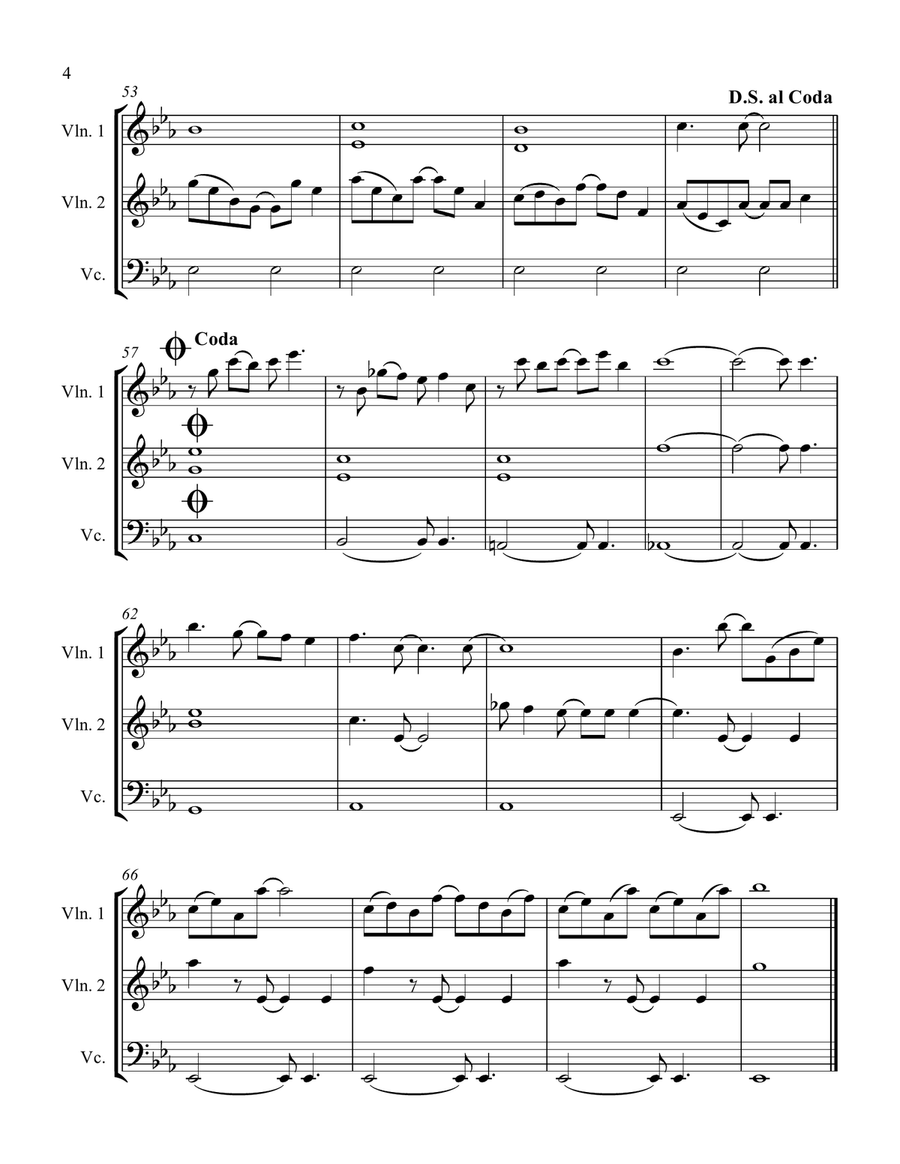 Your Song String Trio scores gallery preview page 4