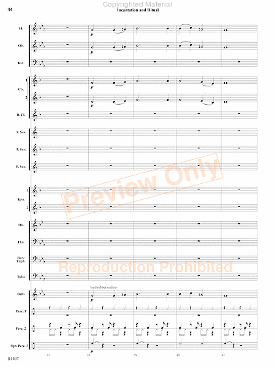 Curtain Up! Concert Band scores gallery preview page 89