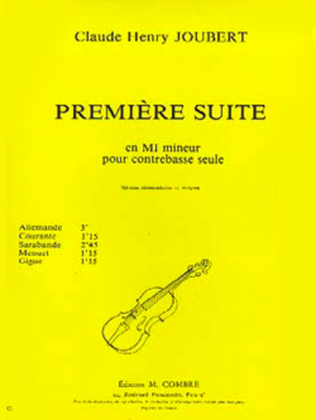 Suite No. 1 en Mi min.