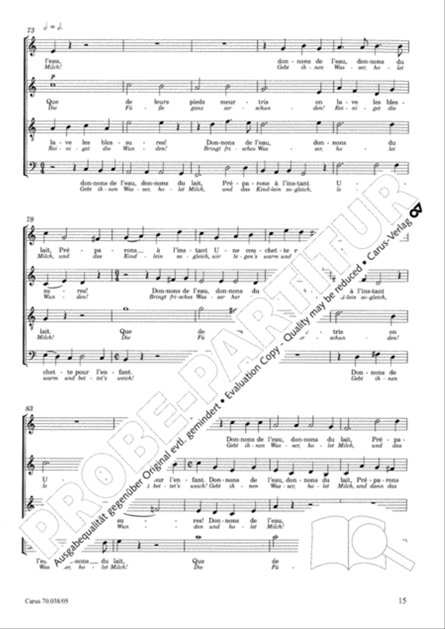 L'Enfance du Christ L'Enfance du Christ 4-Part scores gallery preview page 16