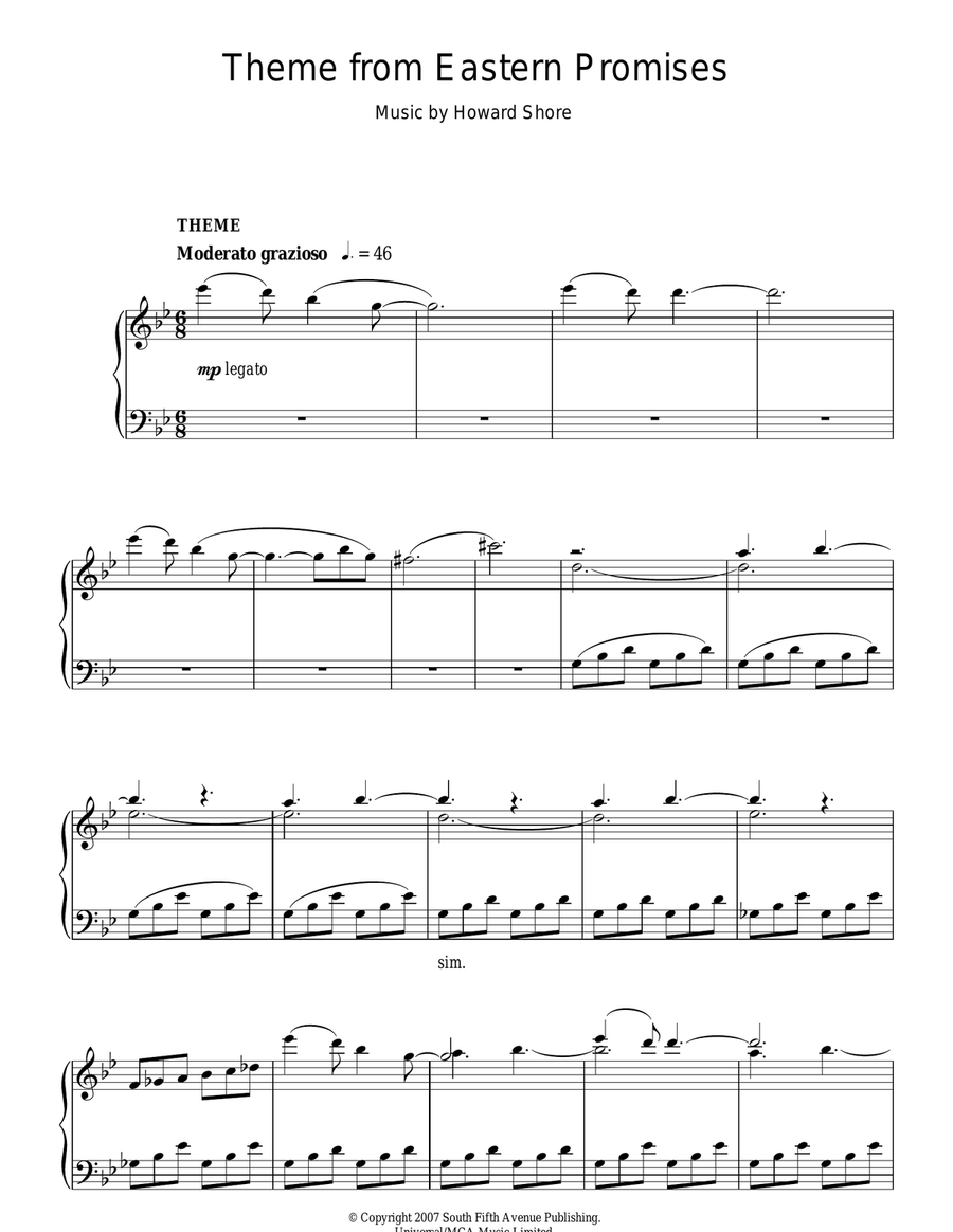 Theme from Eastern Promises