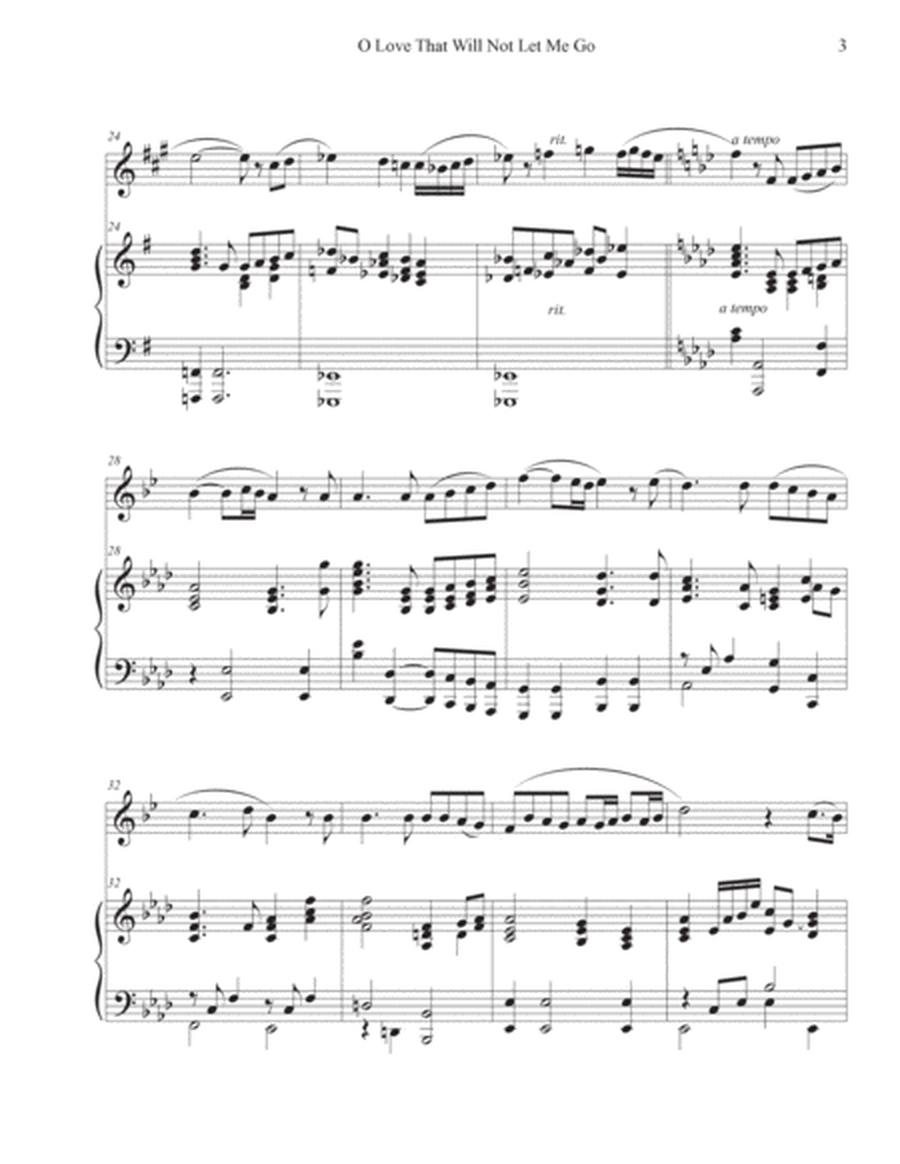 O Love That Will Not Let Me Go (Clarinet-Piano) image number null