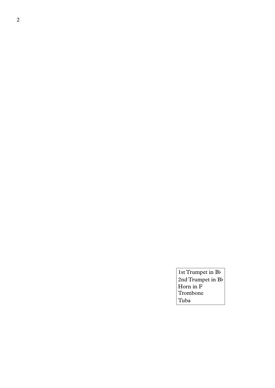 Love Of My Life Brass Quintet scores gallery preview page 2