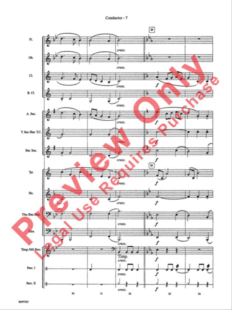 Dona Nobis Pacem Dona Nobis Pacem Concert Band scores gallery preview page 9