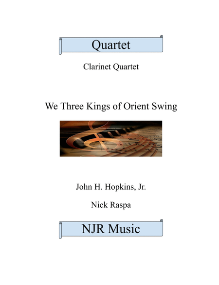 We Three Kings of Orient Swing (clarinet quartet) Complete Set image number null