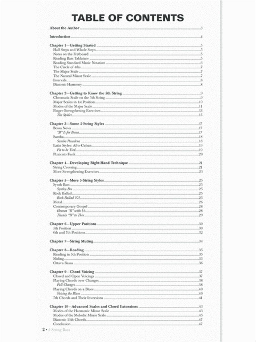 5-String Bass Double Bass scores gallery preview page 2