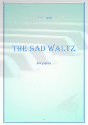 Book cover for The Sad Waltz