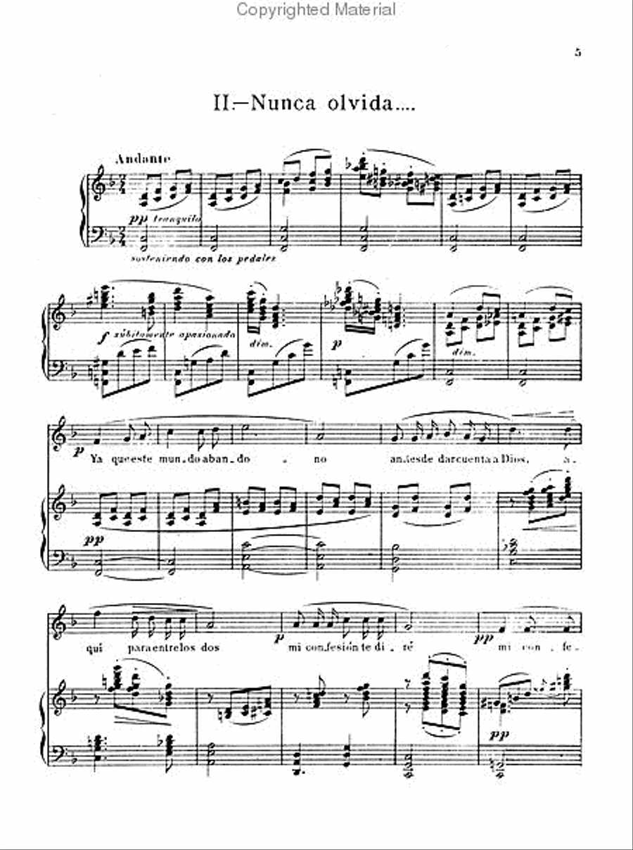 Poema En Forma De Canciones Voice scores gallery preview page 3