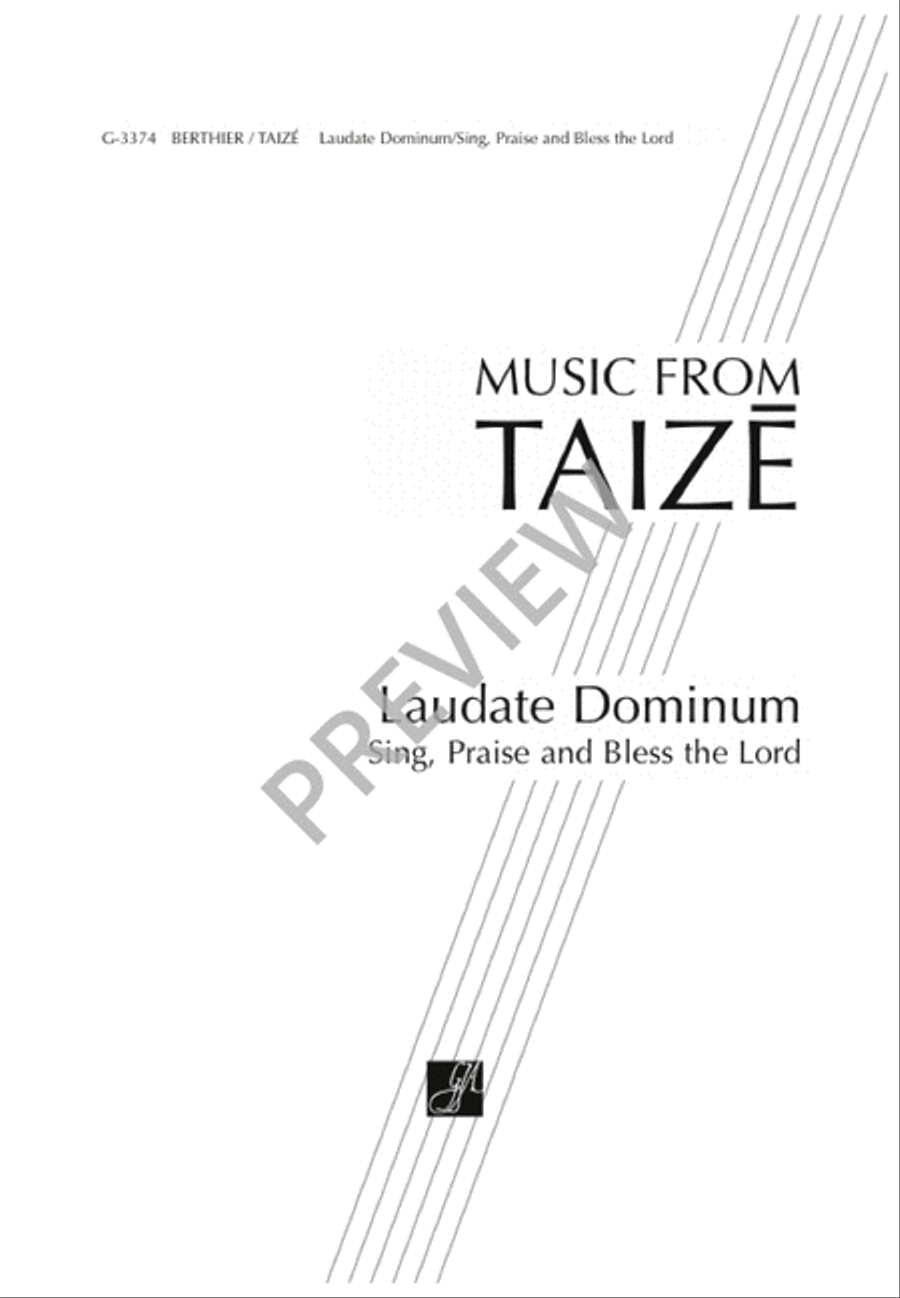 Laudate Dominum 4-Part scores gallery preview page 2
