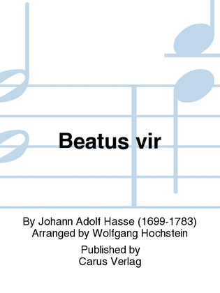 Book cover for Beatus vir
