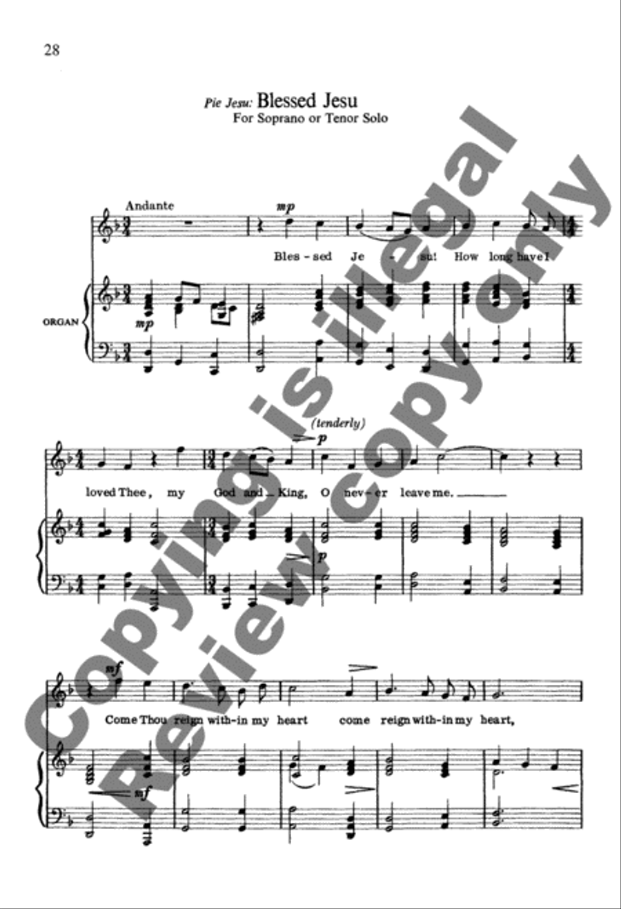 Missa Exultate Missa Exultate 4-Part scores gallery preview page 13