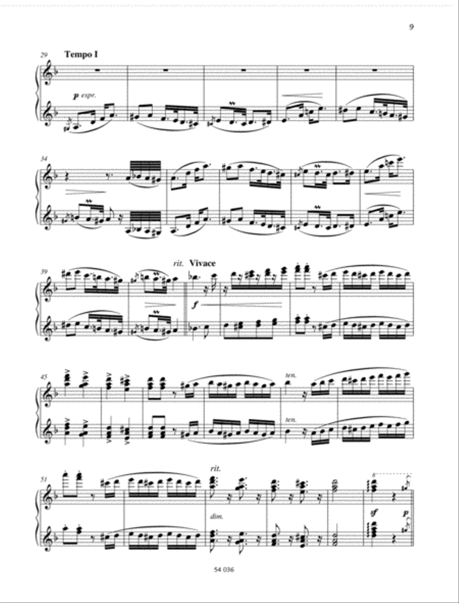 All'Ongarese from: Dance Pieces, Op. 30 No. 4 Piano Duet scores gallery preview page 4