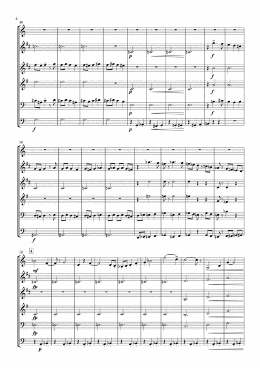 Intrada Brass Ensemble scores gallery preview page 4