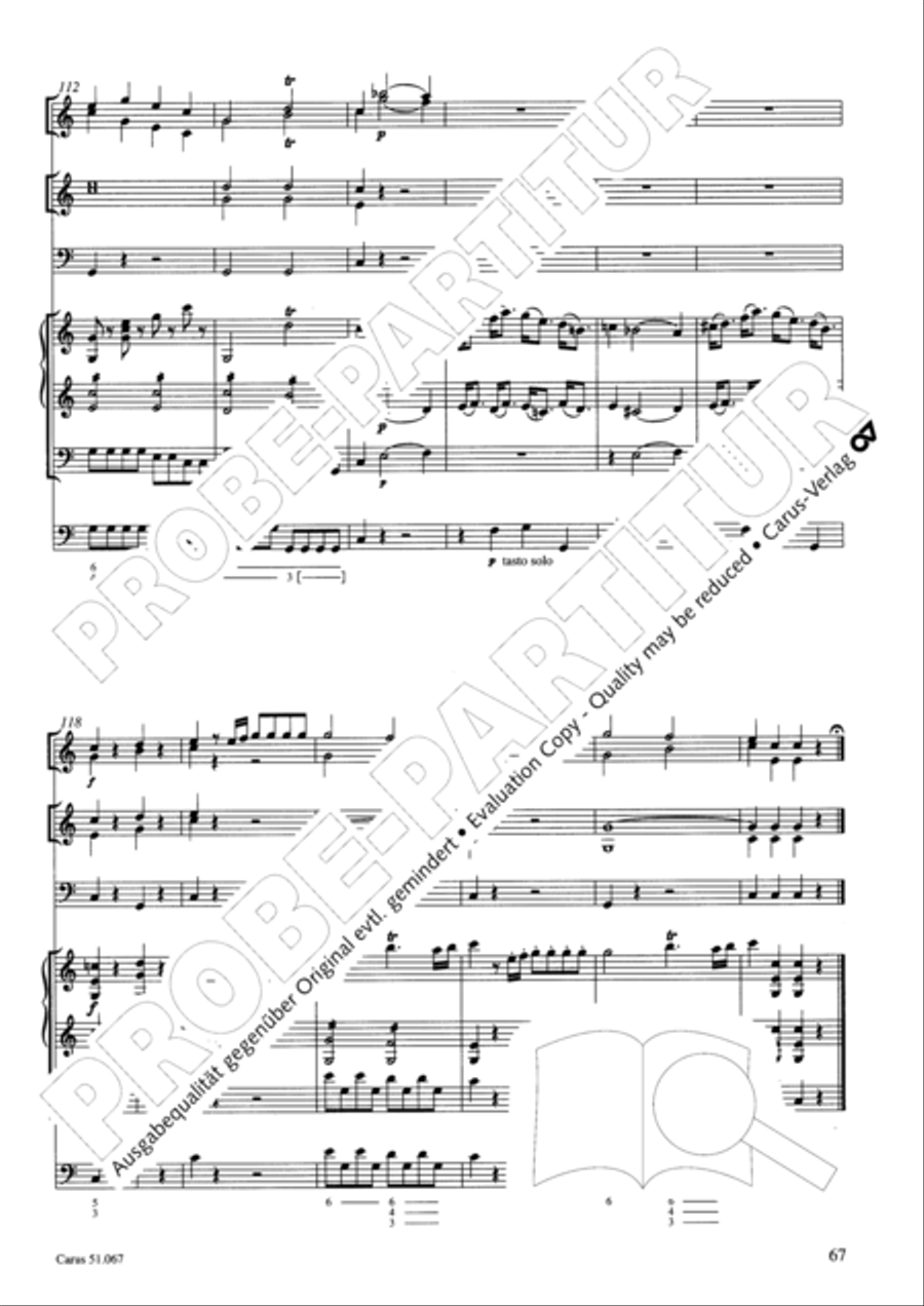 Church Sonatas Collection / Songbook scores gallery preview page 68