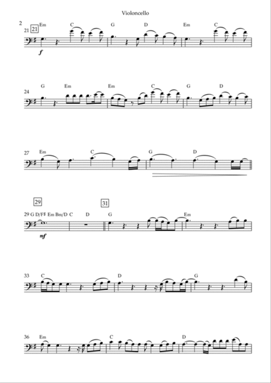Ed sheeran perfect cello cheap