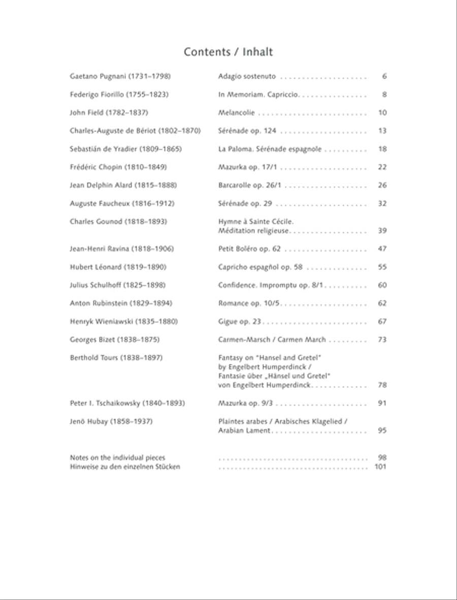 Joy of Music – Discoveries from the Schott Archives Violin Solo scores gallery preview page 3