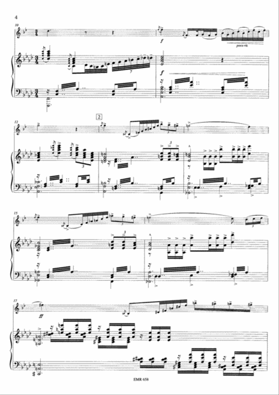 Poeme No. 1 Cornet scores gallery preview page 5