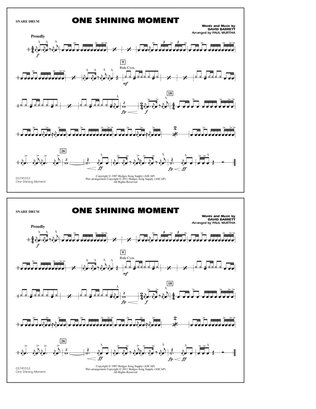 One Shining Moment - Snare Drum