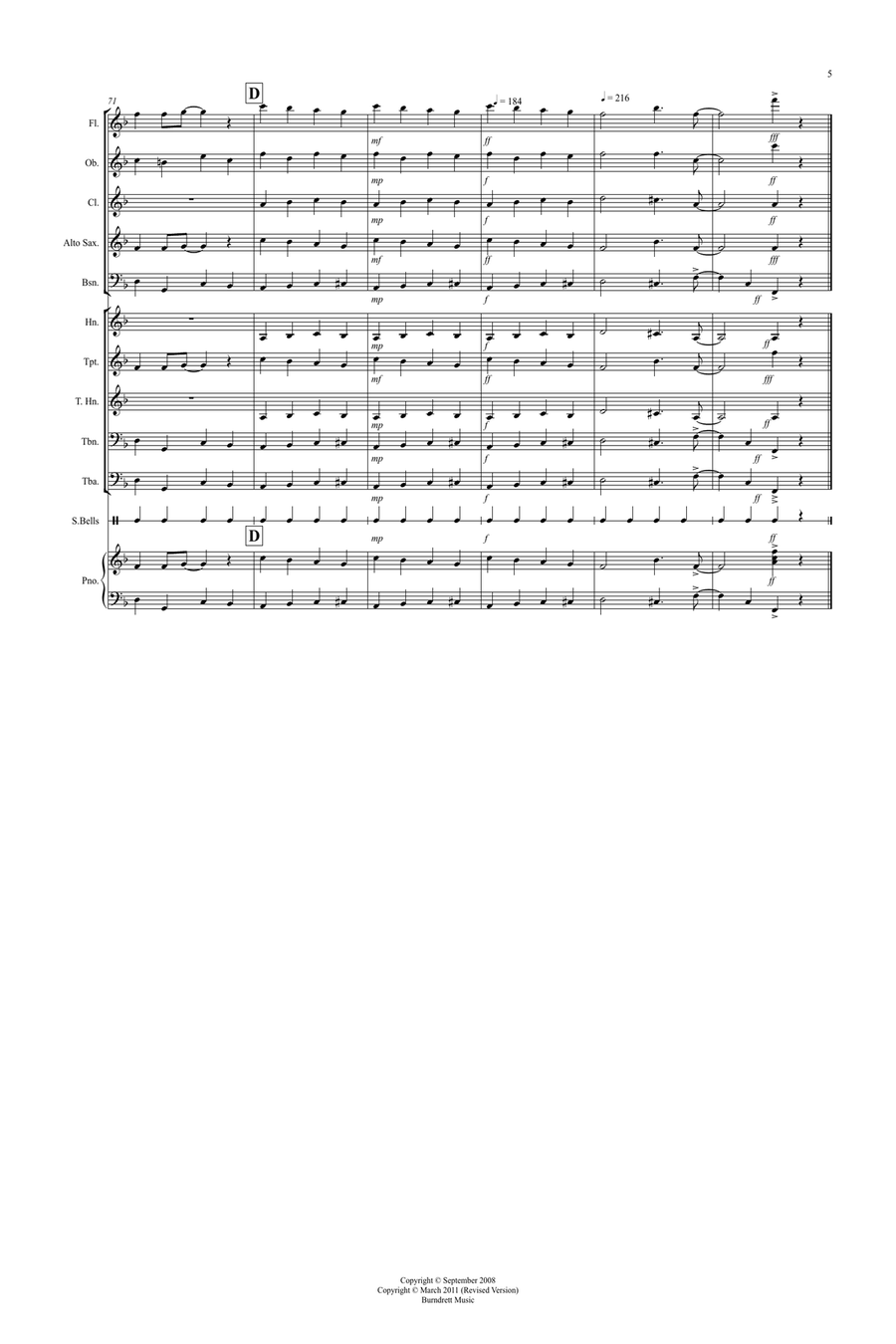 Good King Wenceslas (Jazzy Style!) for School Concert Band Concert Band scores gallery preview page 5