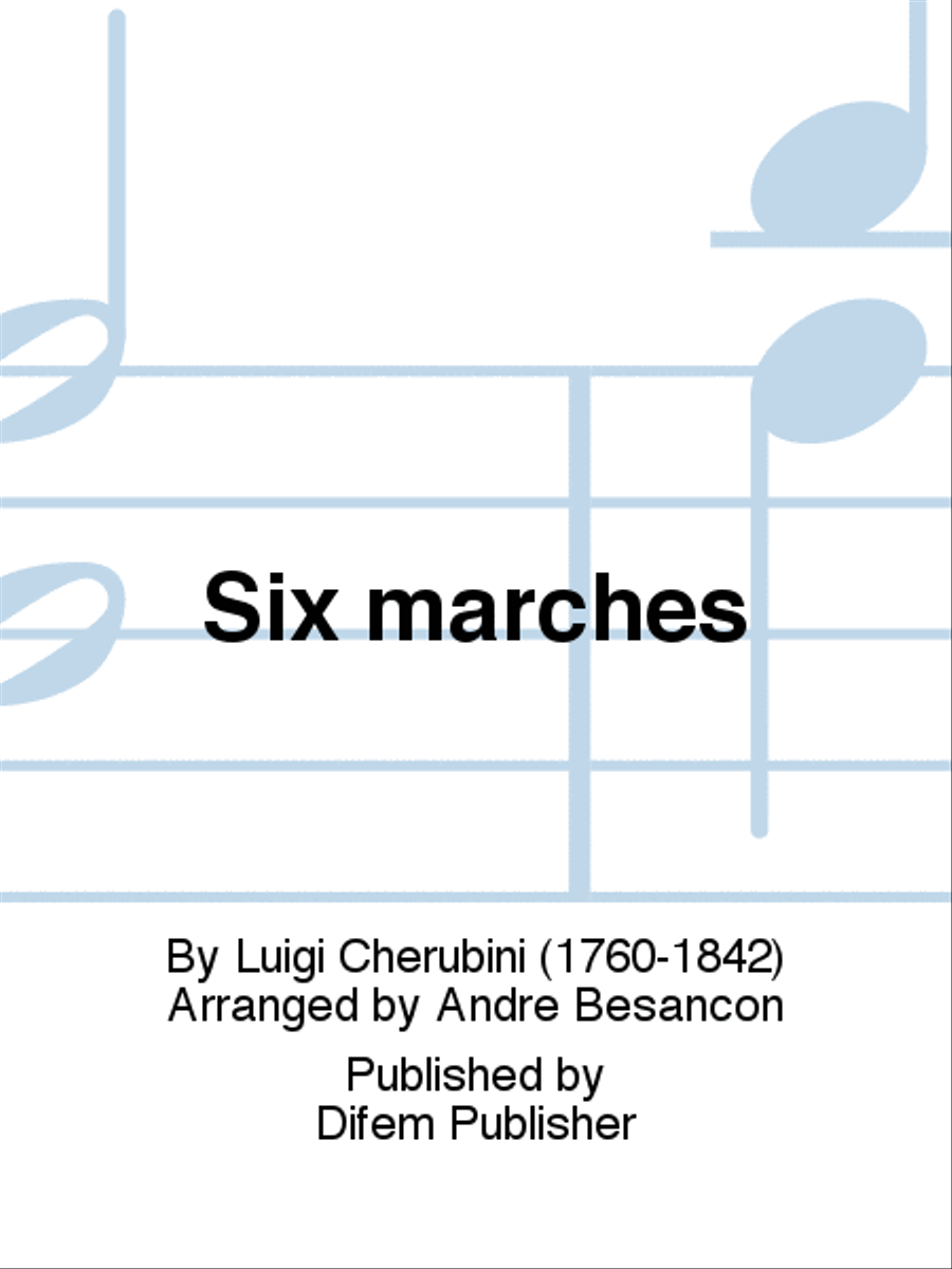 Six marches Six marches Brass Band scores gallery preview page 1