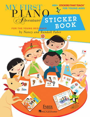 Book cover for My First Piano Adventure Sticker Book