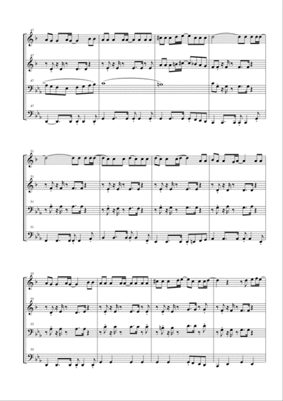 I Will Survive Brass Ensemble scores gallery preview page 5