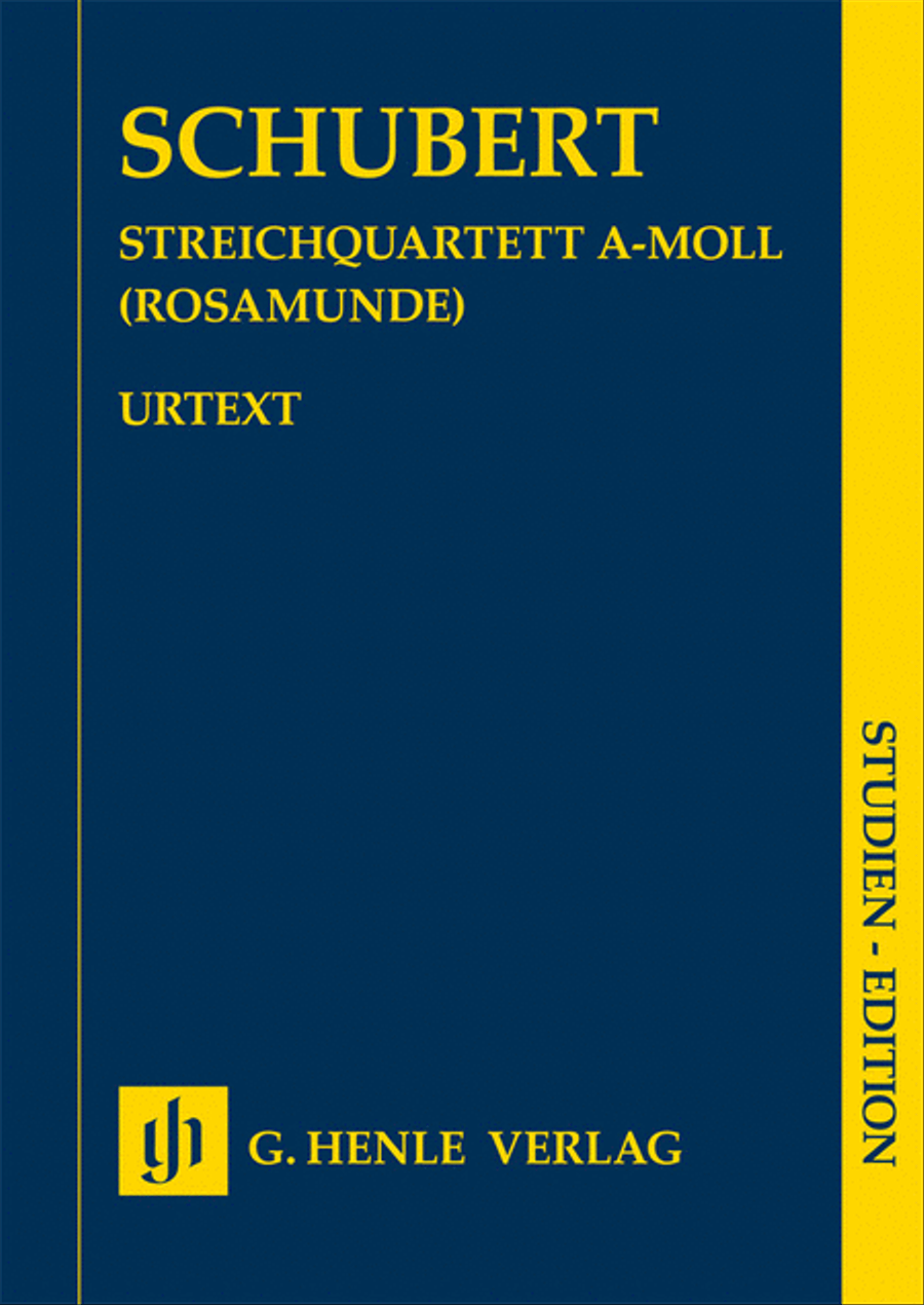 String Quartet in A Minor, Op. 29, D. 804 “Rosamunde” String Quartet scores gallery preview page 1