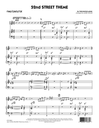 Jazz Combo Pak #48 (Thelonious Monk) (arr. Mark Taylor) - Piano/Conductor