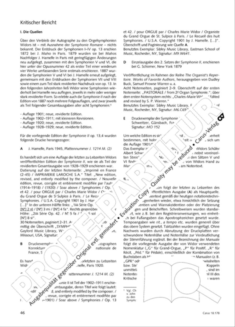 Symphonie No. II pour Orgue Organ scores gallery preview page 61