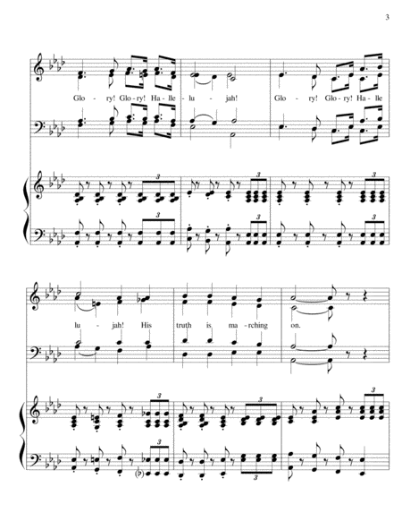Mine Eyes Have Seen the Glory-America the Beautiful-SATB image number null