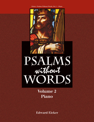 Book cover for Psalms without Words - Volume 2 - Piano