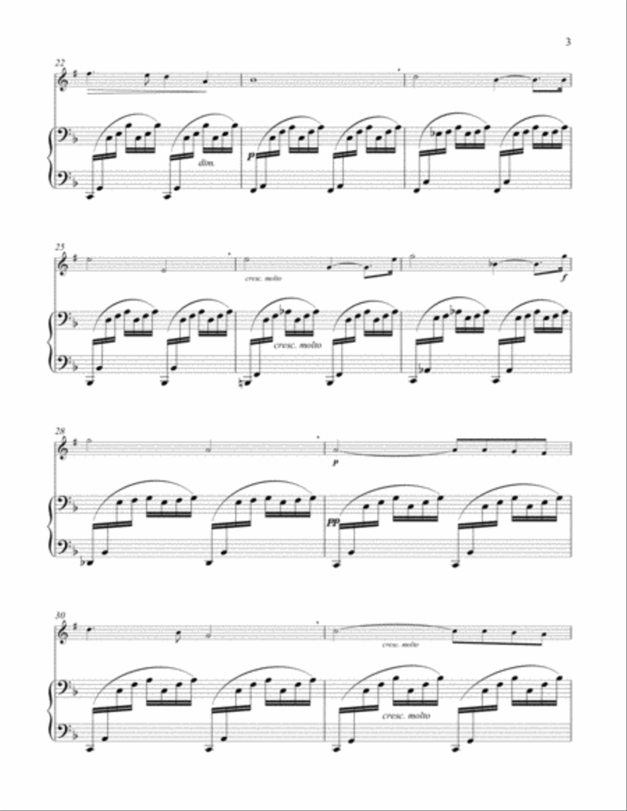 Ave Maria Clarinet Solo scores gallery preview page 3
